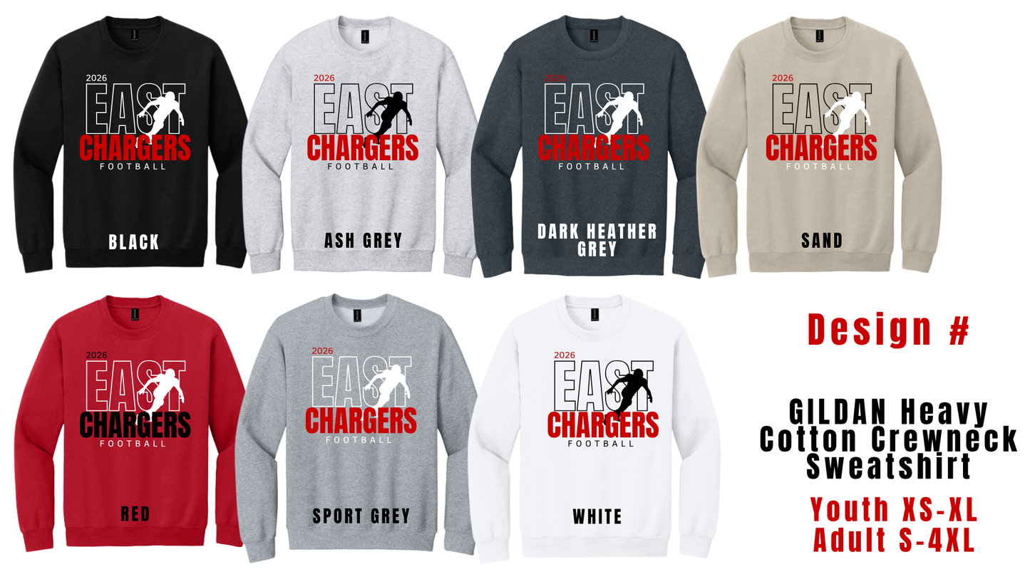 Adult Design 3 GILDAN Heavy Blend Crewneck Sweatshirt 18000