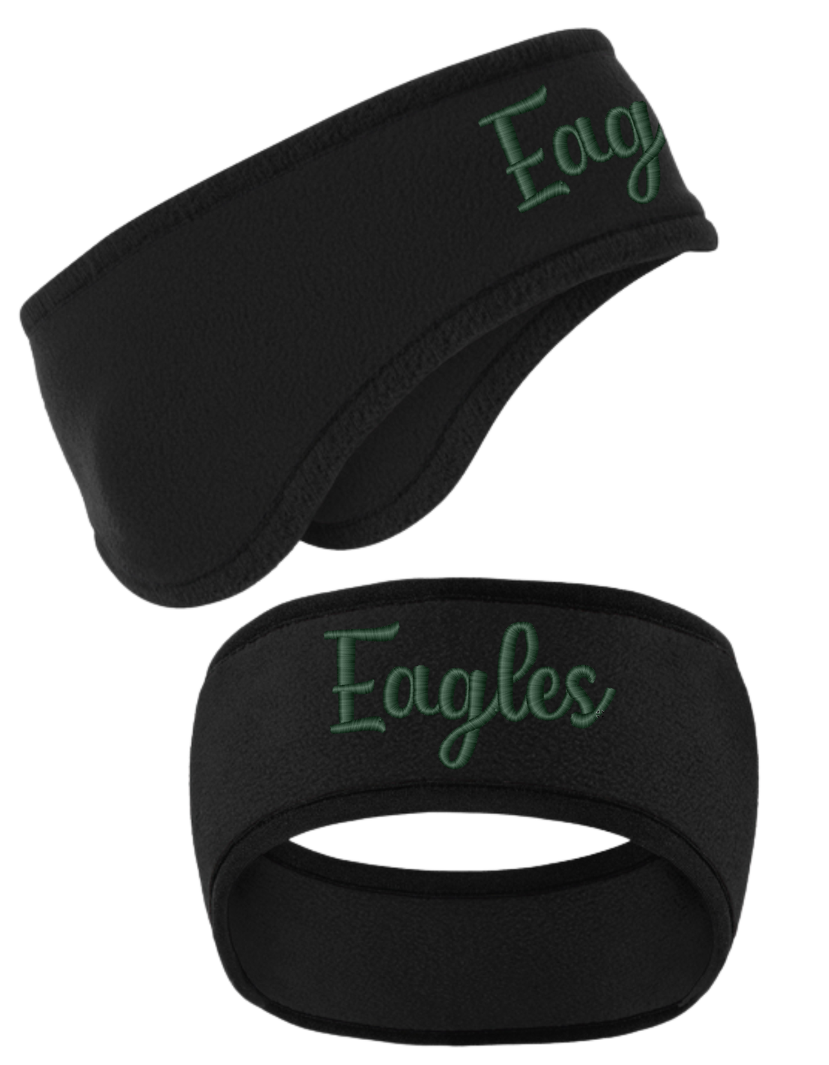 C916 Port Authority® Two-Color Fleece Headband - Embroidered with "Eagles" front center of headband