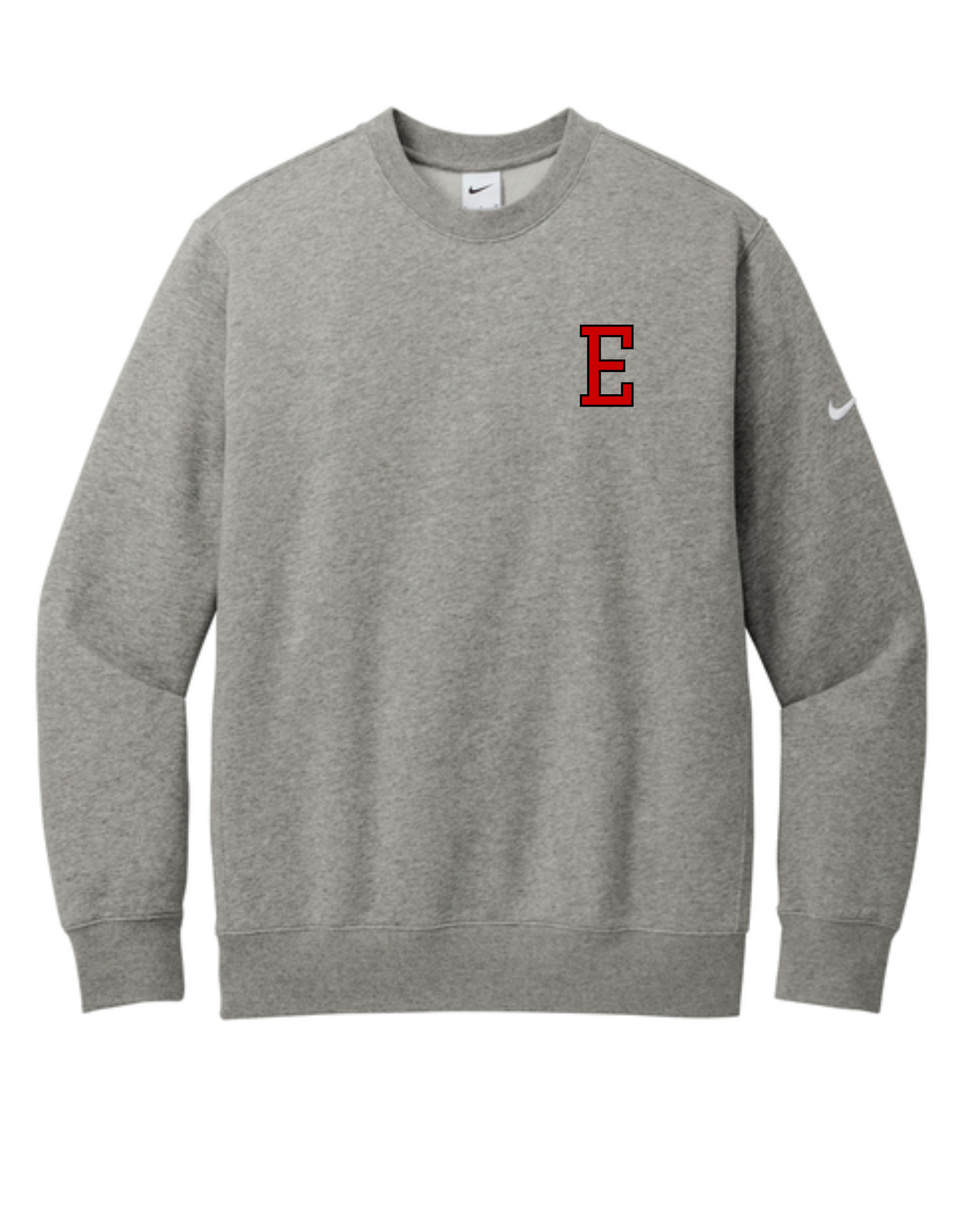 ADULT EMBROIDERED Nike Club Fleece Sleeve Swoosh Crew NKFD9863