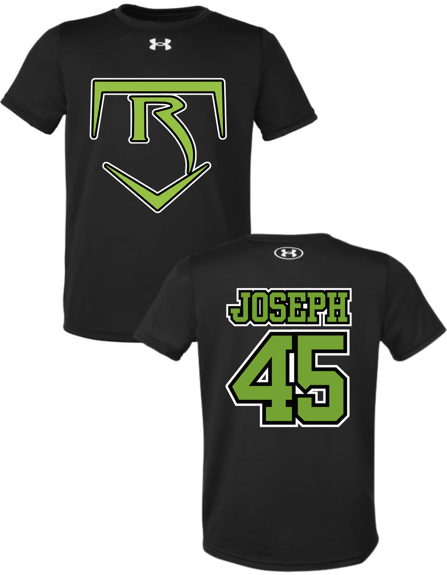 Youth Under Armour Tech Team T-Shirt w/ Player Name & Number