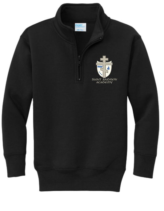 Youth Port & Co Core Fleece 1/4-Zip Pullover Sweatshirt PC78YQ
