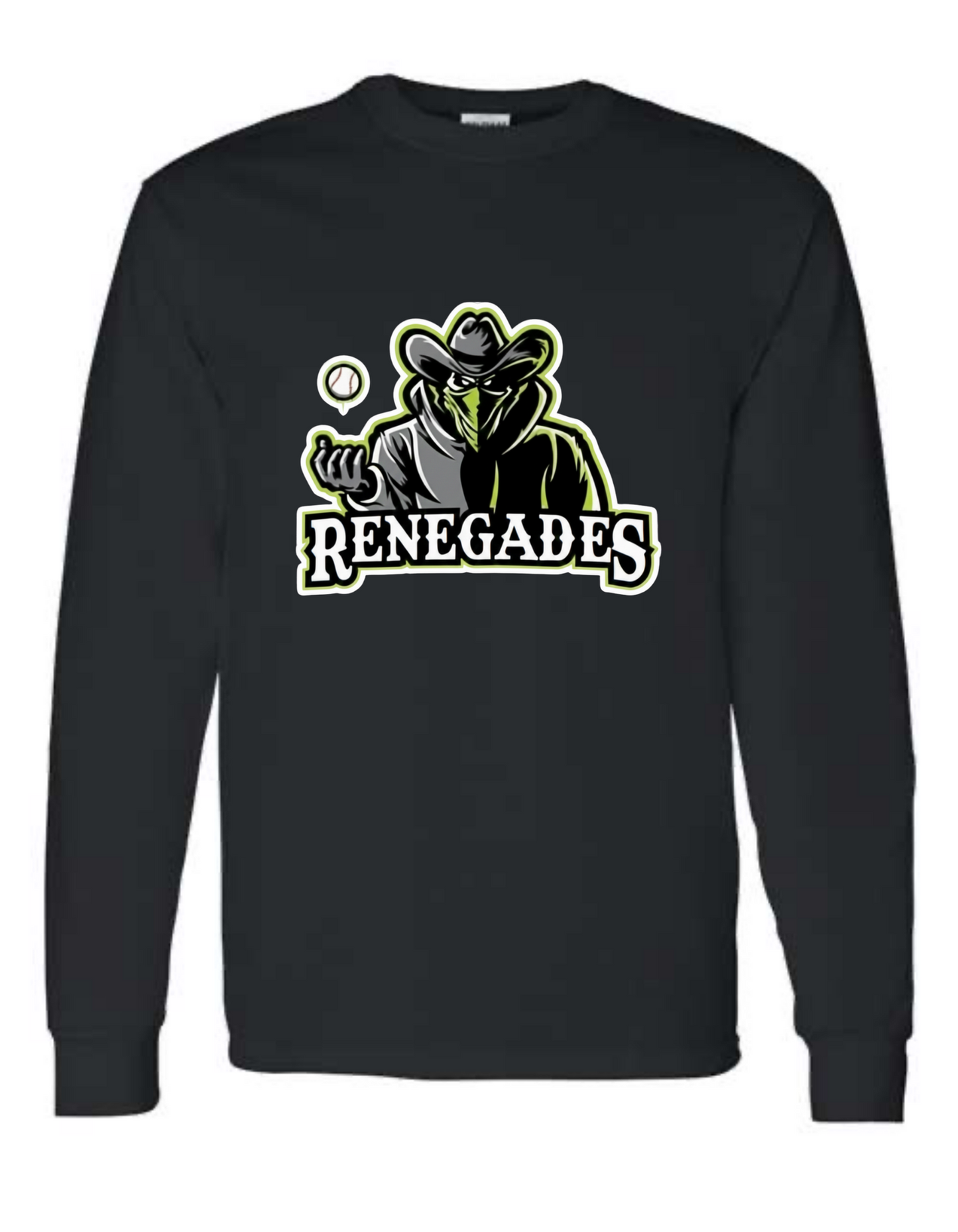 Adult GILDAN Heavy Cotton Long Sleeve Printed  T-Shirt 5400