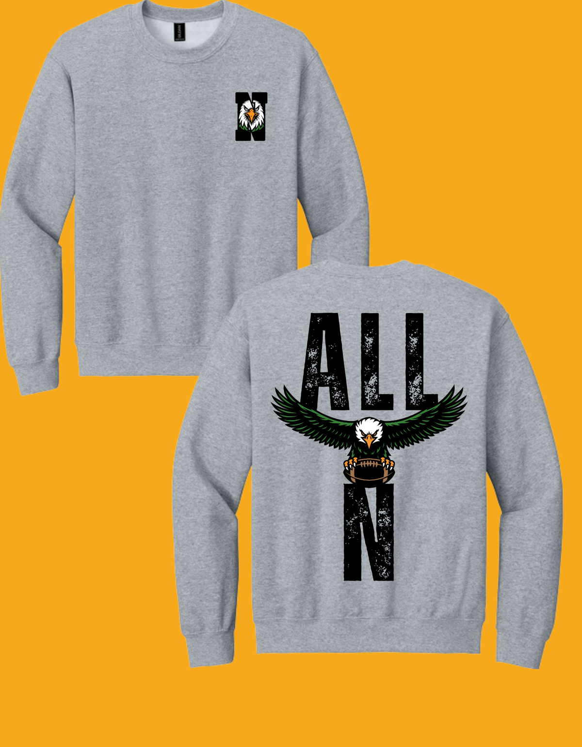 18000 & 18000B Gildan® Heavy Blend™ Crewneck Sweatshirt (Adult & Youth) Design #5