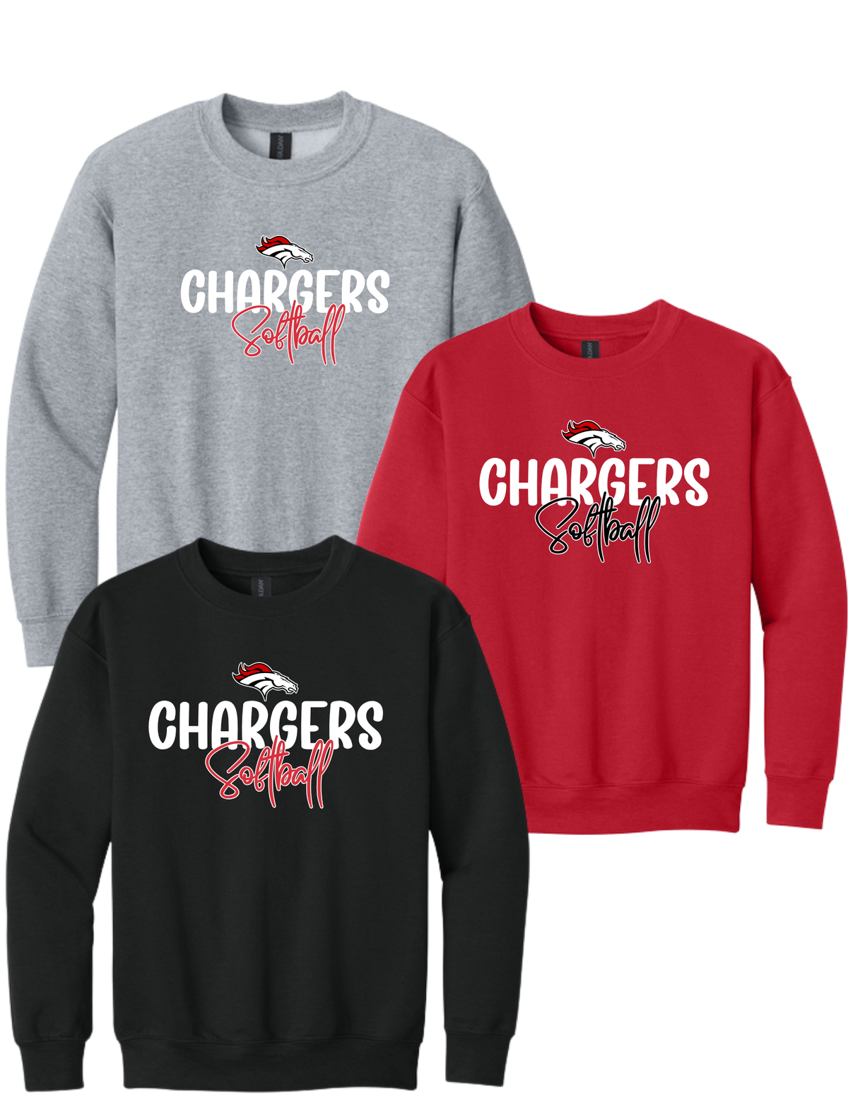 18000 & 18000B GILDAN Heavy Cotton Crewneck Sweatshirt (Youth & Adult) Design #4