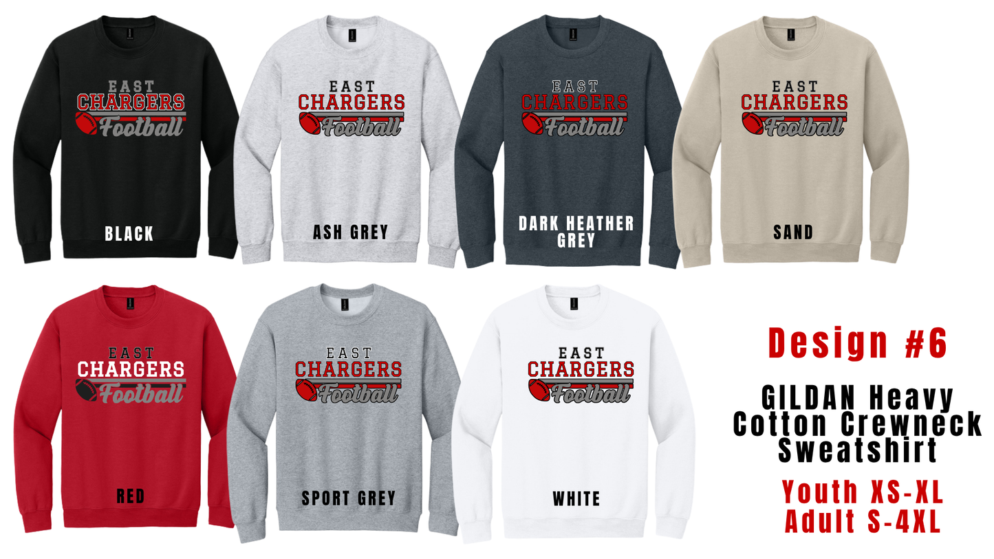 Adult Design 6 GILDAN Heavy Blend Crewneck Sweatshirt 18000