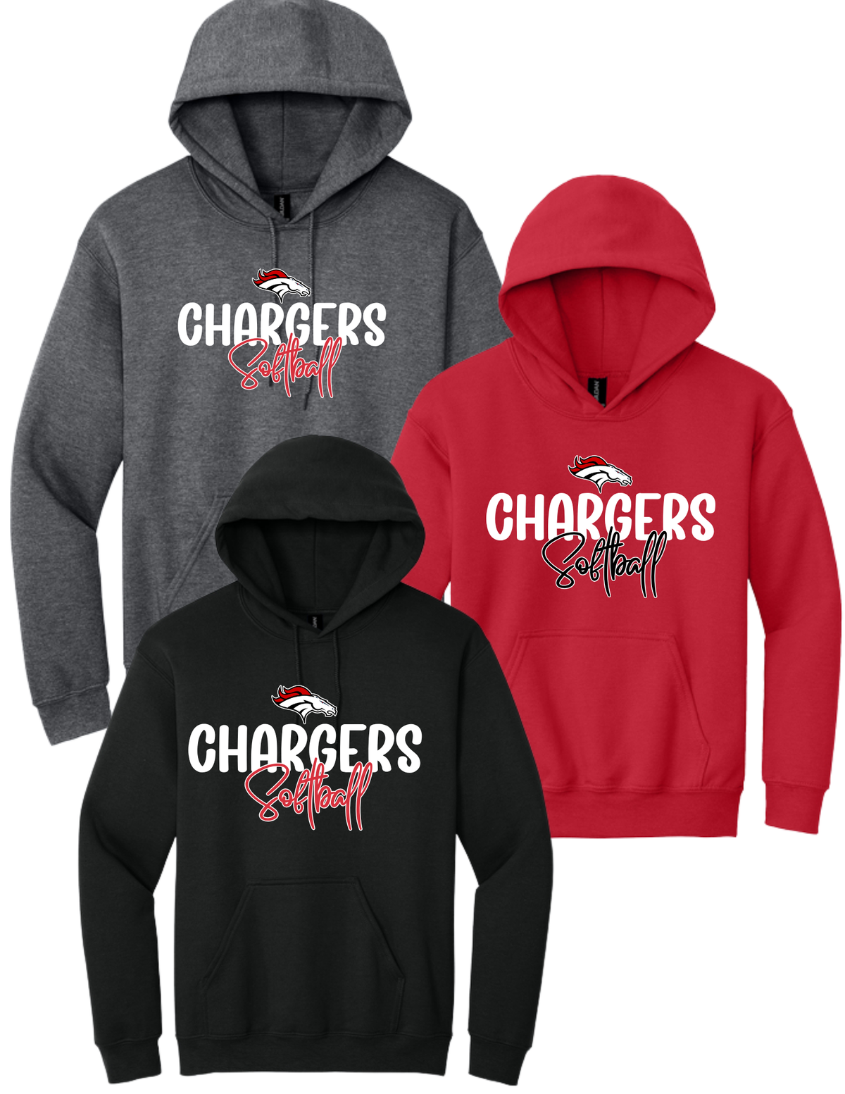 18500 & 18500B GILDAN Heavy Cotton Hooded Sweatshirt (Youth & Adult) Design #4