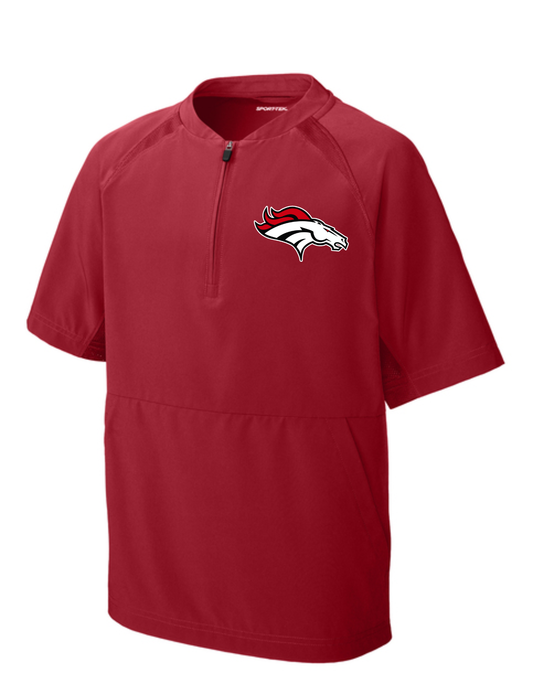 ADULT EMBROIDERED Sport-Tek Youth Repeat 1/2-Zip Short Sleeve Jacket JST489
