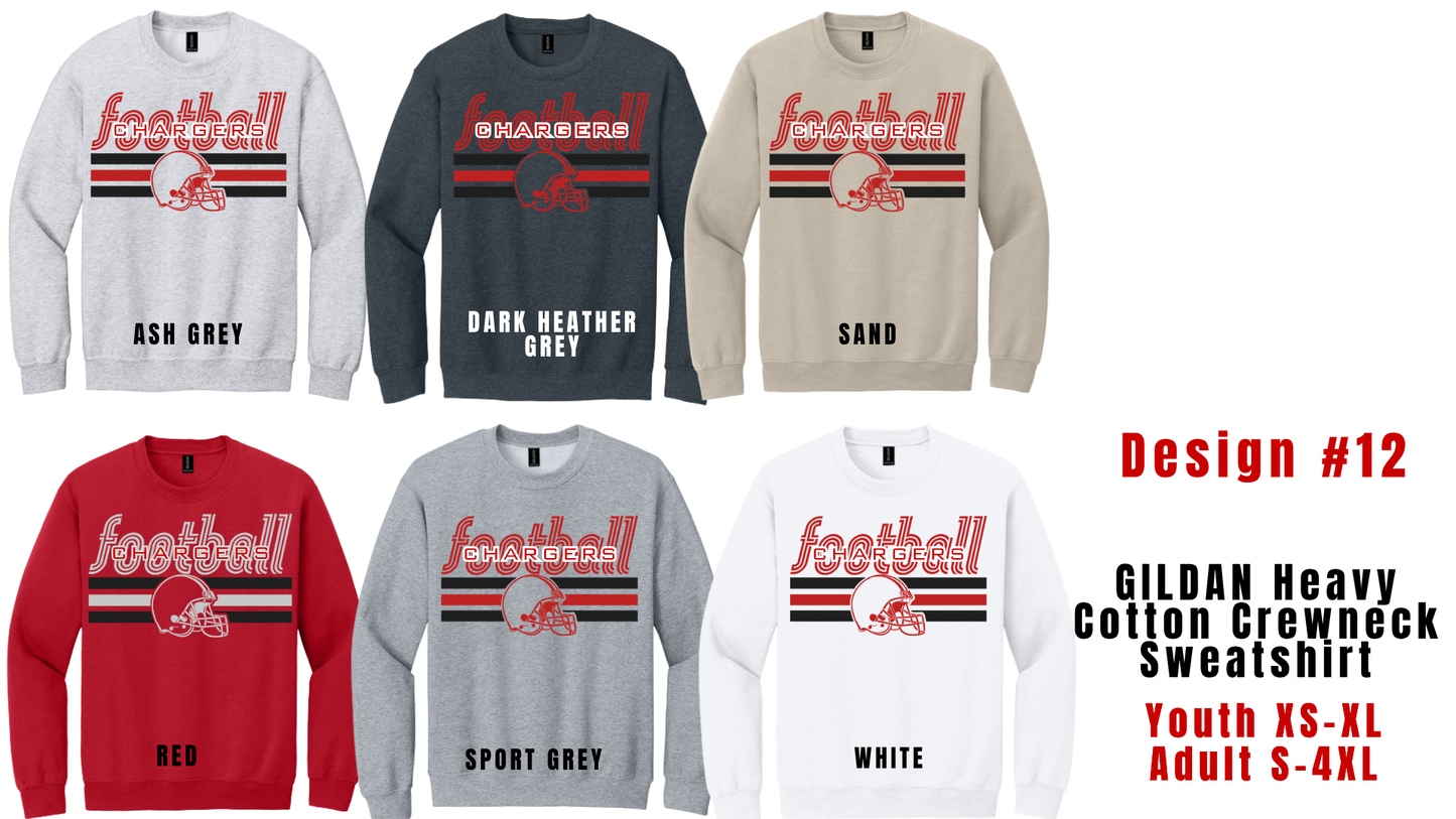 Youth Design 12 GILDAN Heavy Blend Crewneck Sweatshirt 18000B