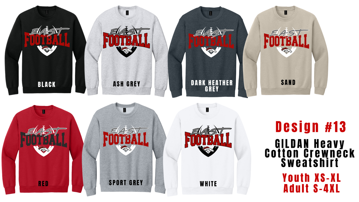 Adult Design 13 GILDAN Heavy Blend Crewneck Sweatshirt 18000