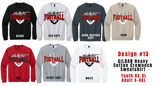 Adult Design 13 GILDAN Heavy Blend Crewneck Sweatshirt 18000