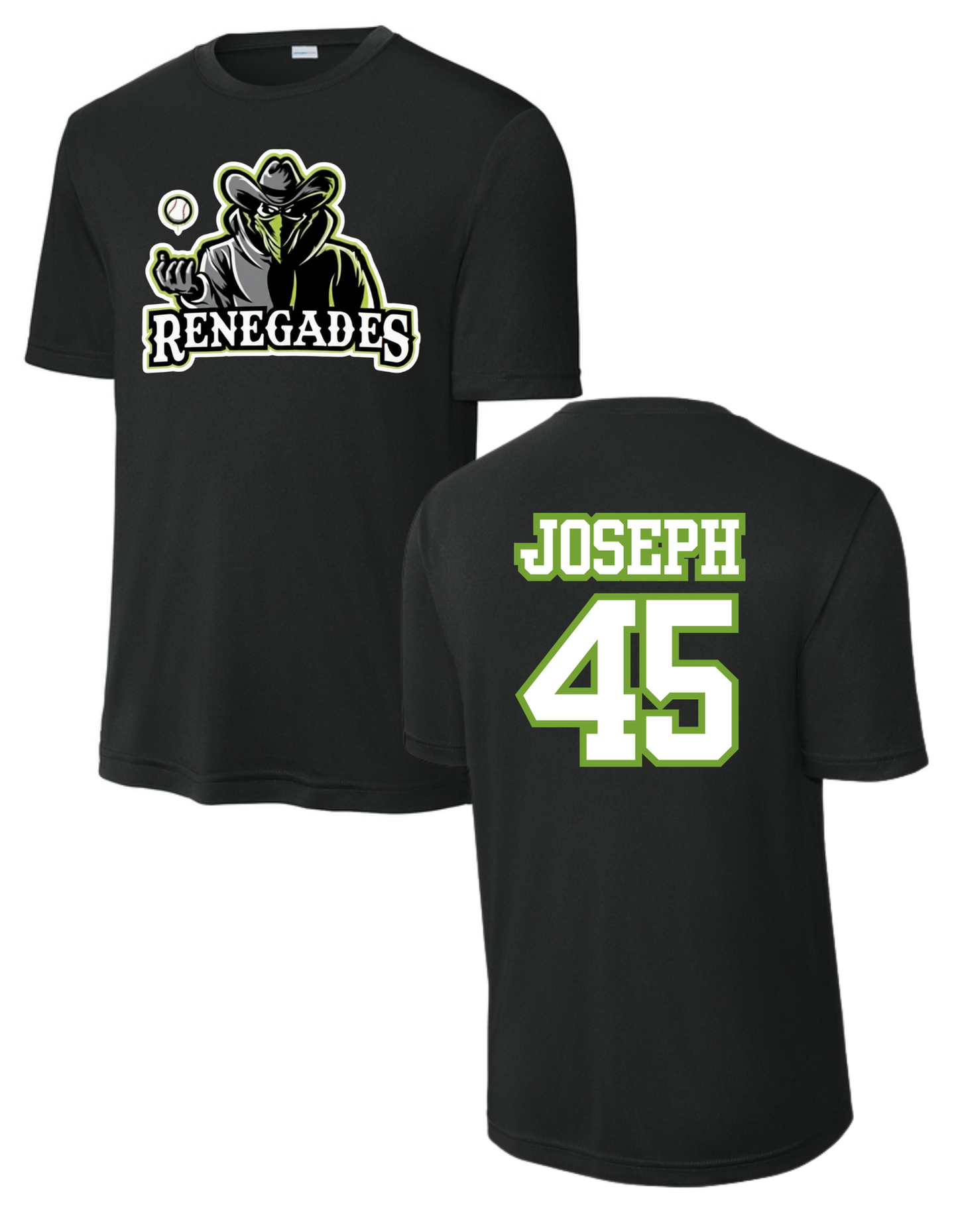 Youth Sport-Tek Posi-Charge Competitor Tee YST350 w/ Player Name & Number