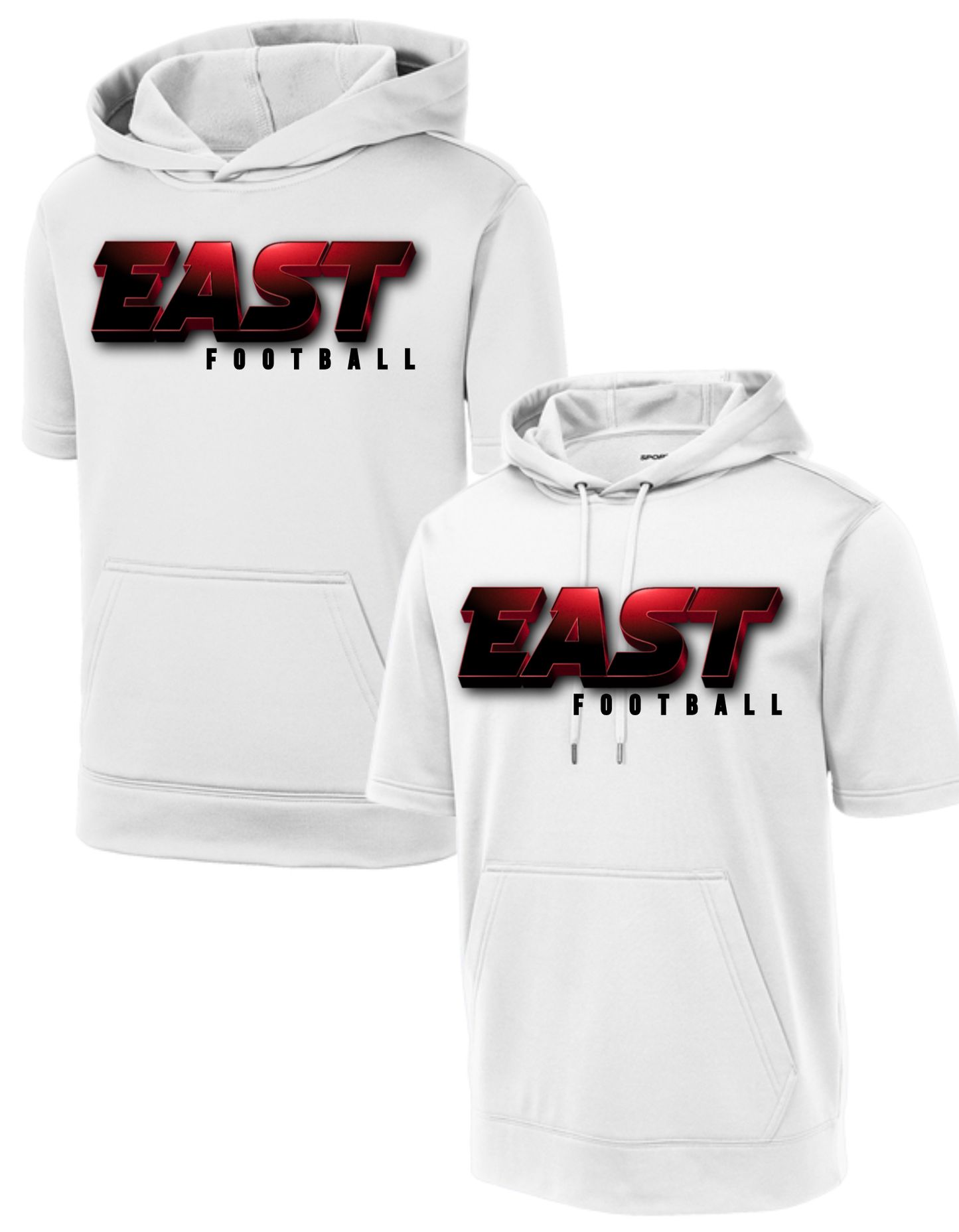 YOUTH Sport-Tek Sport-Wick Fleece Short Sleeve Hooded Pullover YST251