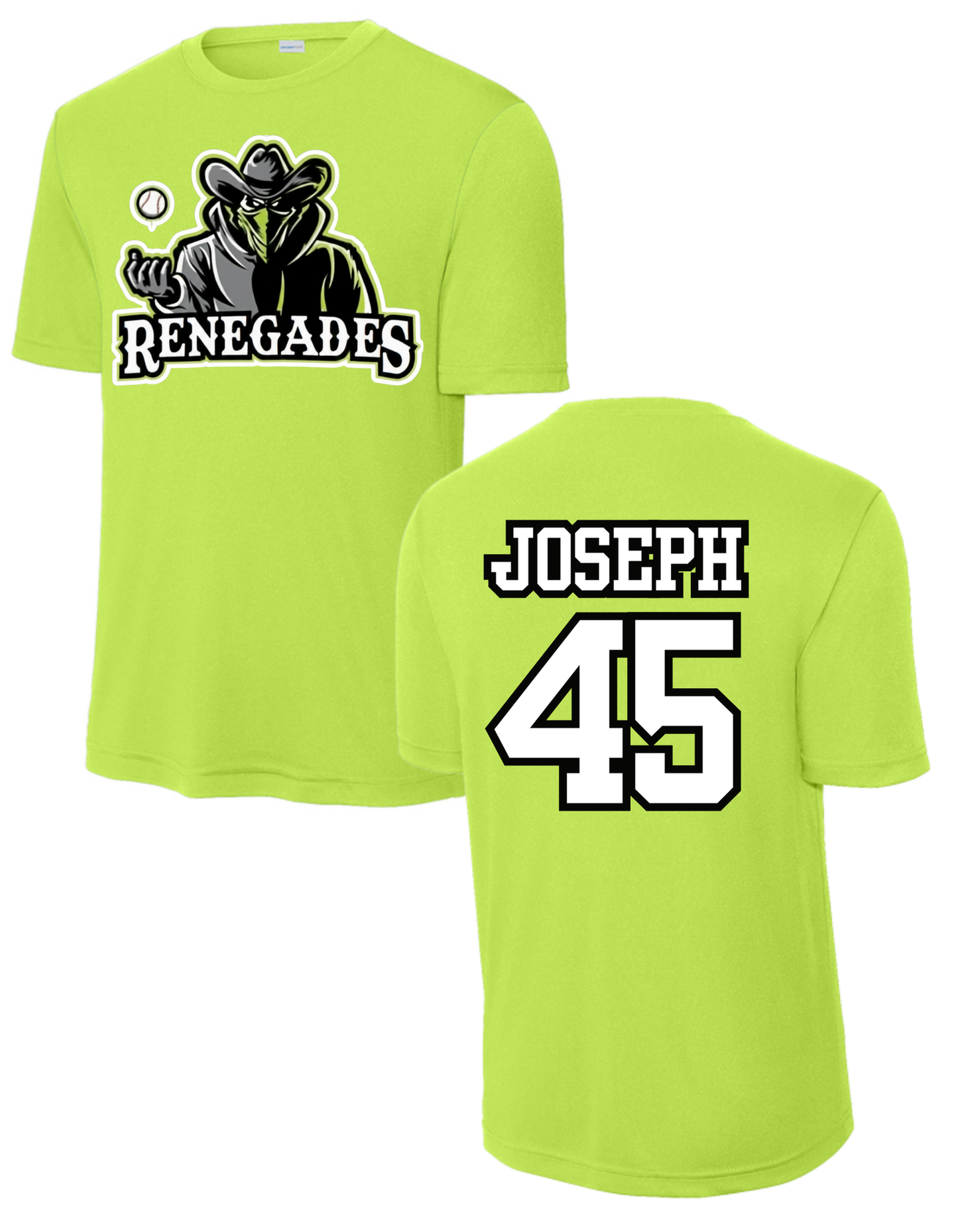 Youth Sport-Tek Posi-Charge Competitor Tee YST350 w/ Player Name & Number