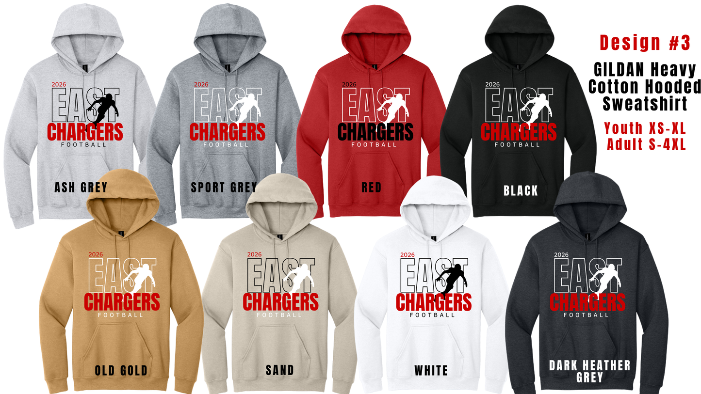 Youth Design 3 GILDAN Heavy Blend Hooded Sweatshirt 18500B