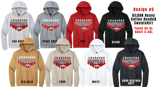 Adult Design 5 GILDAN Heavy Blend Hooded Sweatshirt 18500