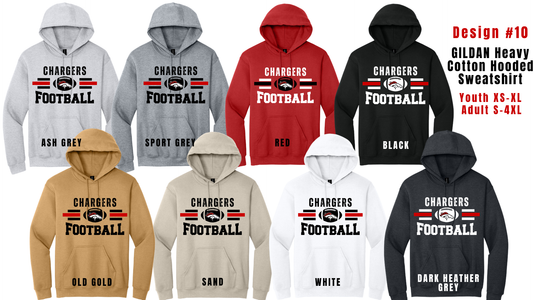 Adult Design 10 GILDAN Heavy Blend Hooded Sweatshirt 18500