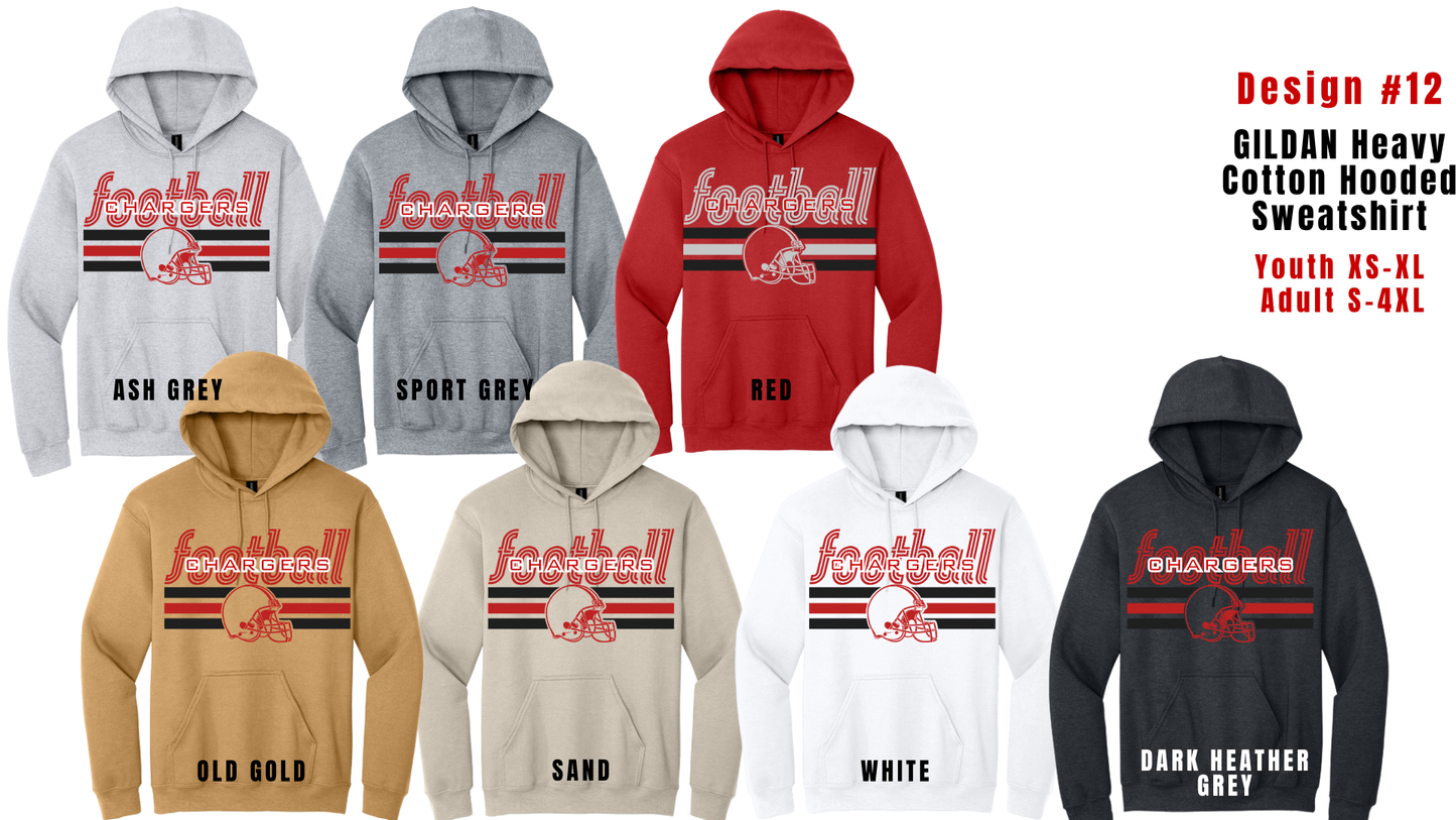 Youth Design 12 GILDAN Heavy Blend Hooded Sweatshirt 18500B