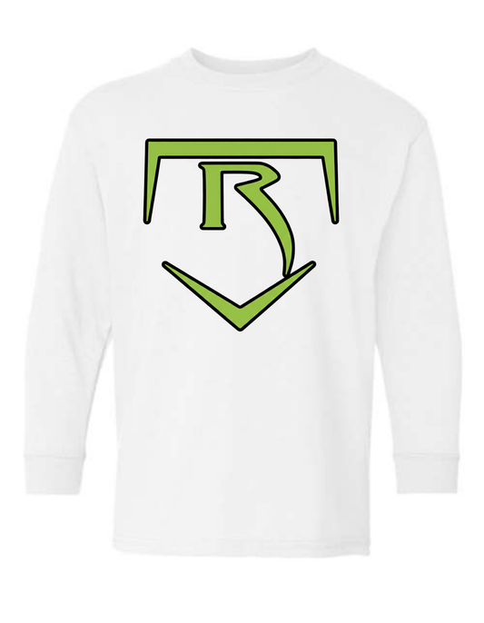 Youth GILDAN Heavy Cotton Long Sleeve Printed T-shirt