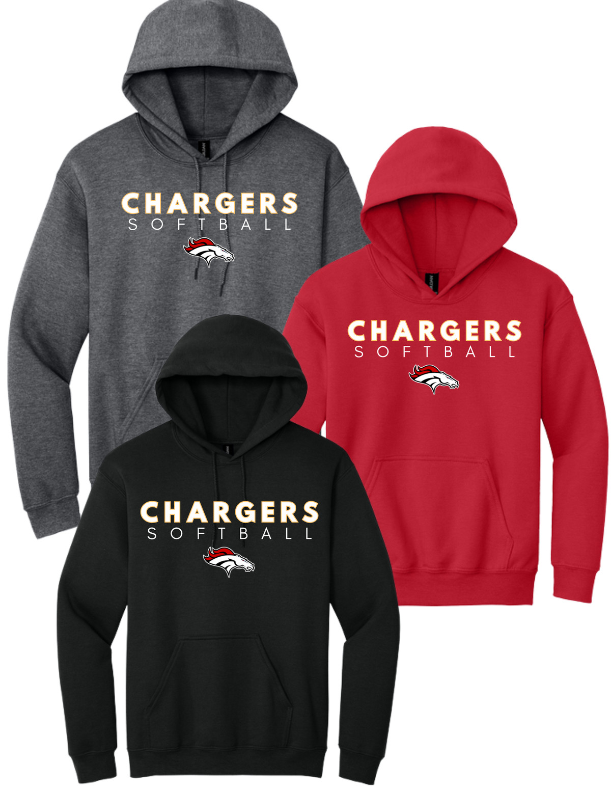 18500 & 18500B GILDAN Heavy Cotton Hooded Sweatshirt (Youth & Adult) Design #1