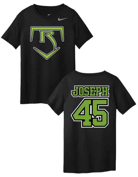 Youth Nike Team rLegend Tee DV7317 w/ Player Name & Number
