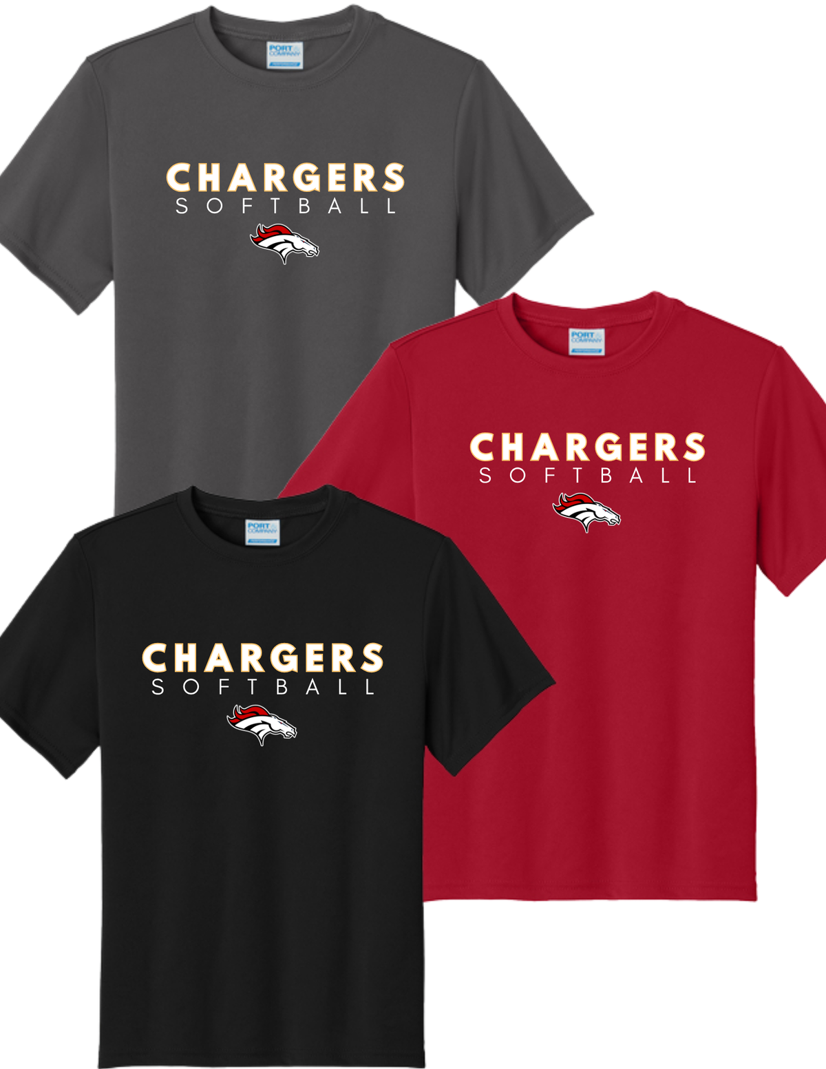 PC380 & PC380Y Port & Co Performance Tee (Youth & Adult) Design #1