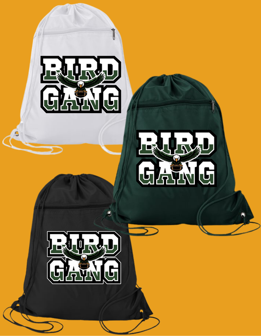 Q-Tees Polyester Drawstring Backpack - 15"W x 18 3/4"H Design 5 - Q135200