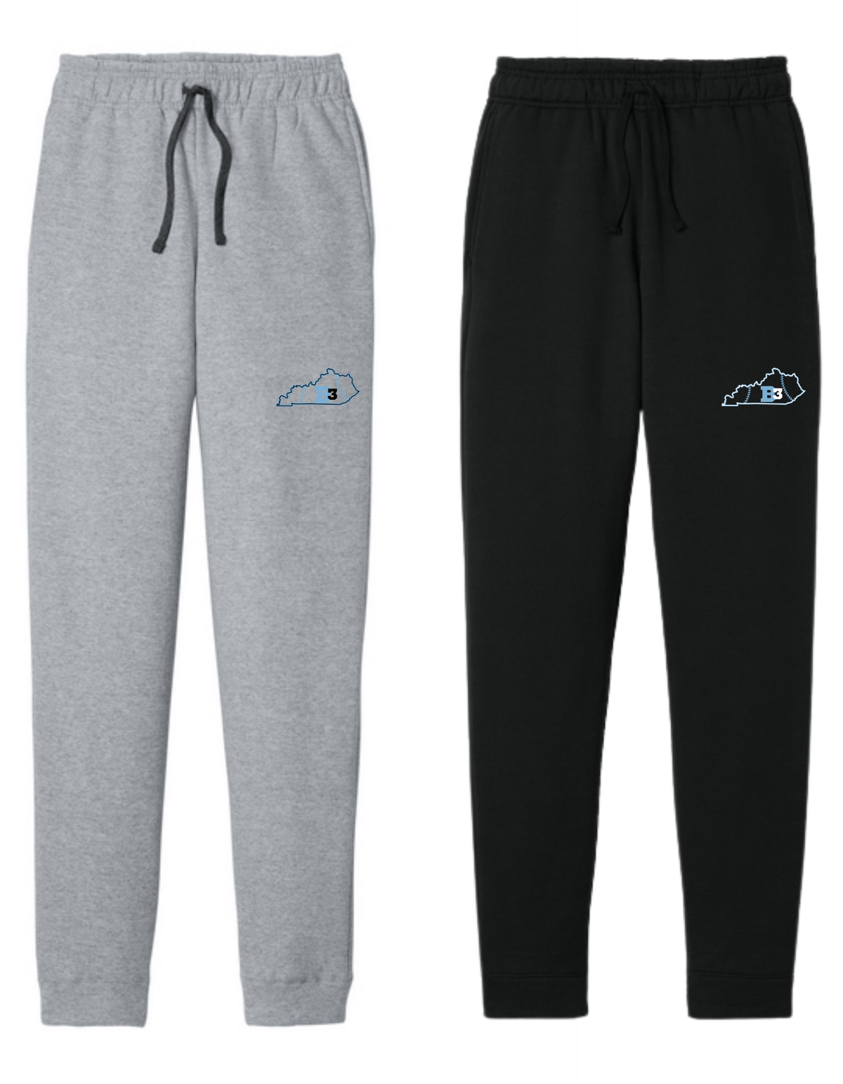 PC78J & PC78YJ Port & Co Core Fleece Jogger ++ DESIGN 1 B3 KY STATE LOGO
