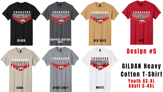 Adult Design 5 GILDAN Heavy Cotton T-Shirt 5000