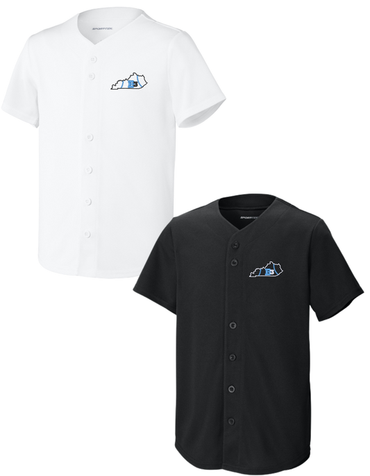 YST220 & ST220 EMBROIDERED B3 State Logo Sport-Tek PosiCharge Tough Mesh Full-Button Jersey