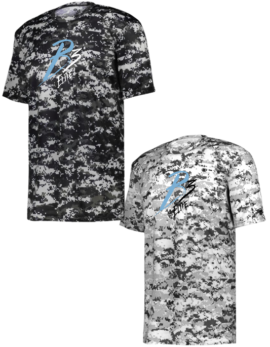 218000 & 418000 Badger Sport Digi-Camo T-Shirt - B3 Slant Design - Youth & Adult